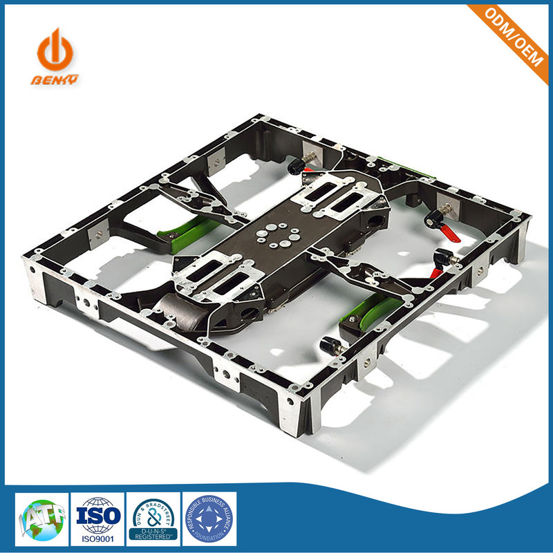 Backplane οθόνης επίδειξης των εσωτερικών HD επιτροπής πλαισίων τοίχων μερών ρίψεων κύβων πίσω οδηγήσεων αργιλίου γραφείο βαρύτητας κραμάτων