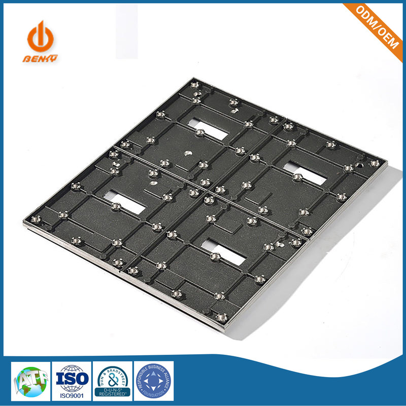 Backplane οθόνης επίδειξης των εσωτερικών HD επιτροπής πλαισίων τοίχων μερών ρίψεων κύβων πίσω οδηγήσεων αργιλίου γραφείο βαρύτητας κραμάτων